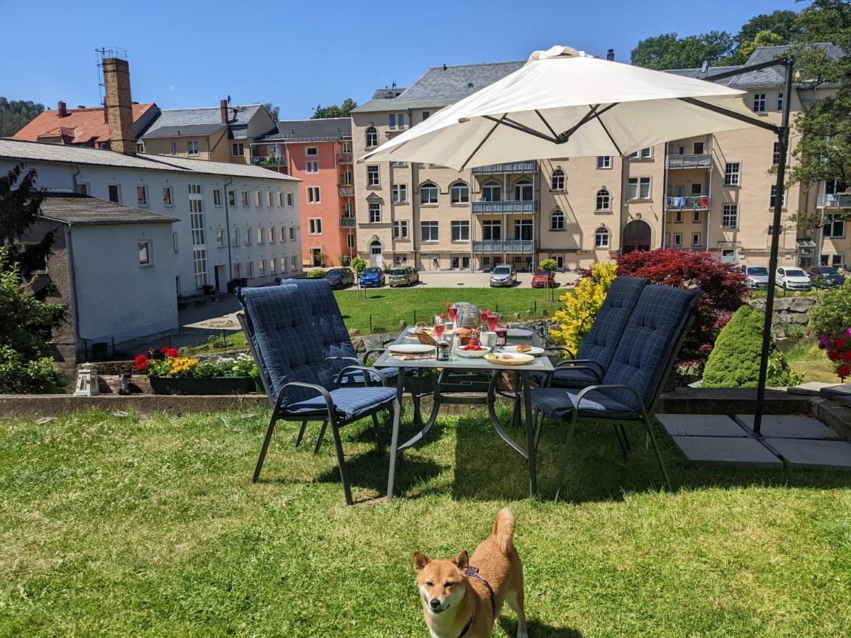 Urlaubstraum Mit Pool, Terrasse & Fluss Im Garten - Ut Apartment Зебниц Екстериор снимка